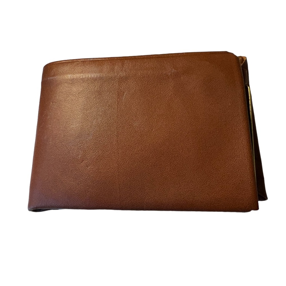 Vintage California Del Mar Hide RODEO Leather Men’s Wallet Zip Pouch Coin Purse